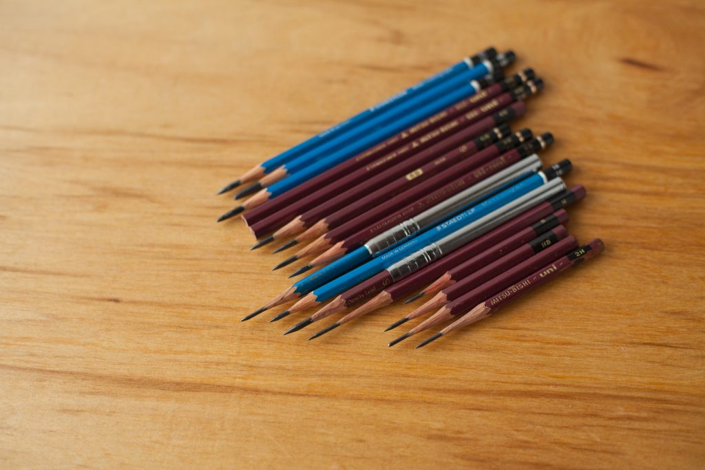 デッサン・ドローイング用の鉛筆類 / Pencils for Drawing