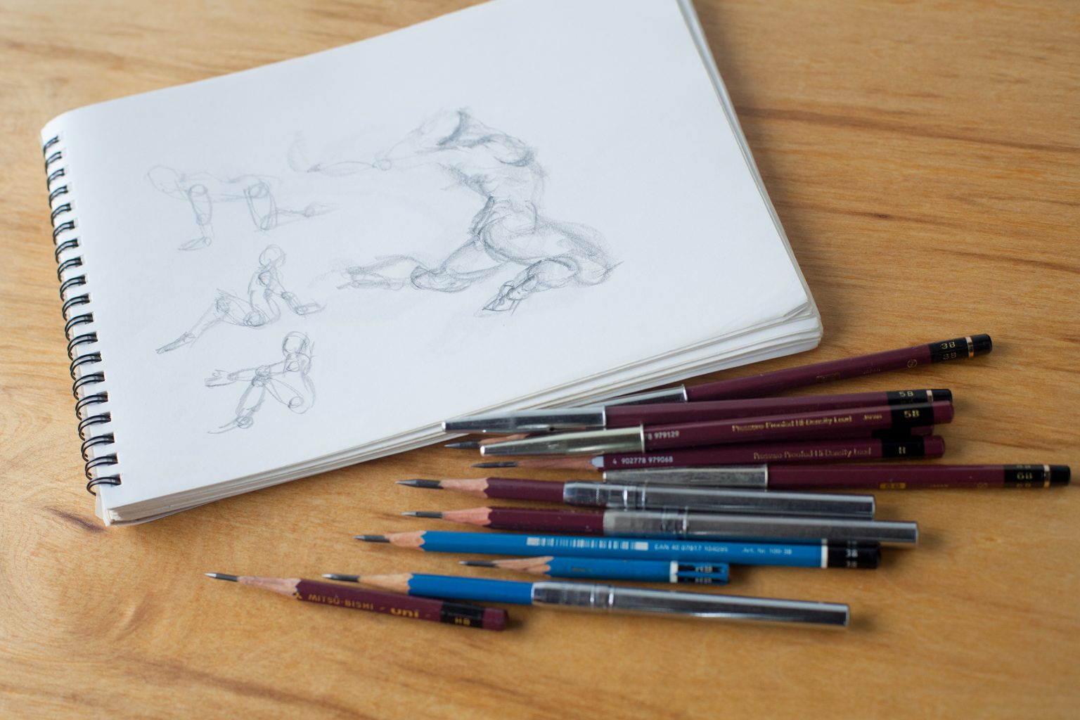 スケッチ 鉛筆画の練習 / practice sketch from technique book 