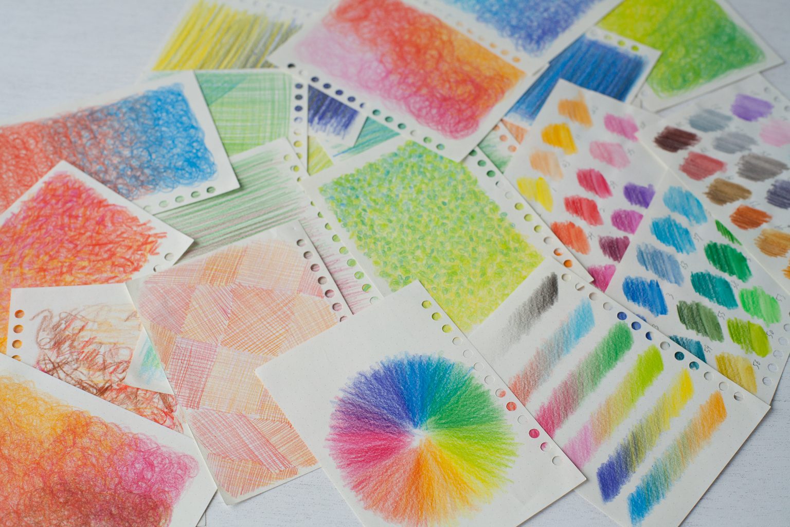 色鉛筆画の練習 / Practice for colored pencils